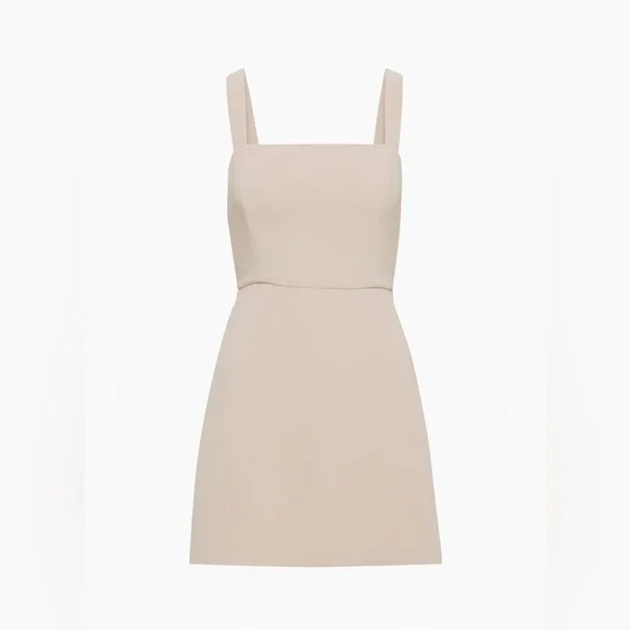 ARITZIA Aperature Tie-Back Dress NWT SIZE 0 Color Basalt Grey - Picture 4 of 8